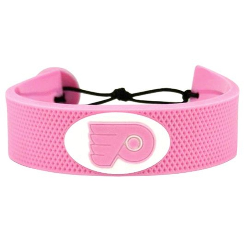 Gamewear Philadelphia Flyers Pink Hockey Bracelet