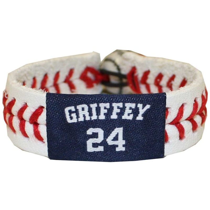 Gamewear Seattle Mariners Ken Griffey Jr Classic Baseball Bracelet