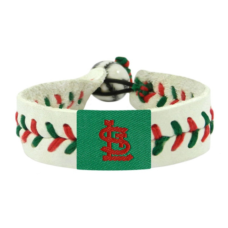 Gamewear St. Louis Cardinals Holiday Baseball Bracelet