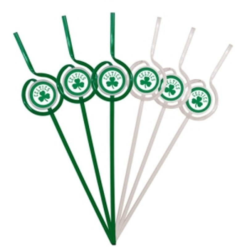 Pangea Brands Boston Celtics Team Sipper Straws