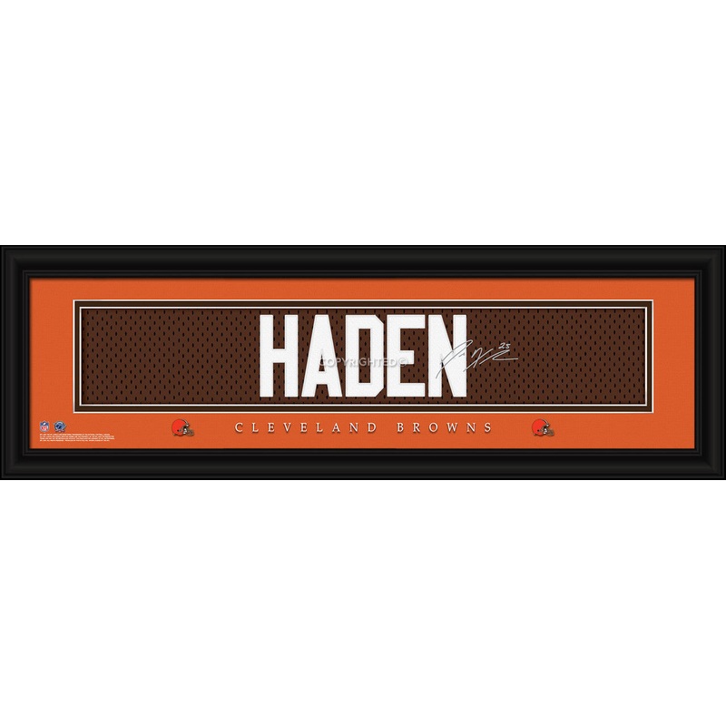 Prints Charming Cleveland Browns Joe Haden Signature Style Print 8×24