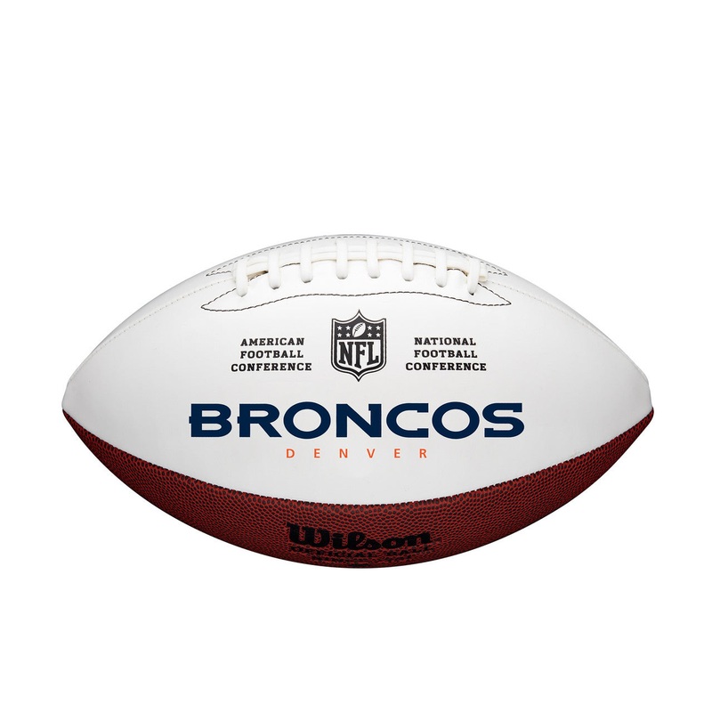 Wilson Denver Broncos Full Size Autographable Football