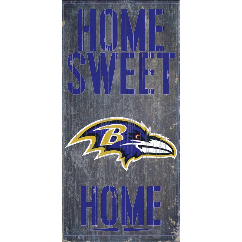 Fan Creations Baltimore Ravens Home Sweet Home Wood Sign 6×12