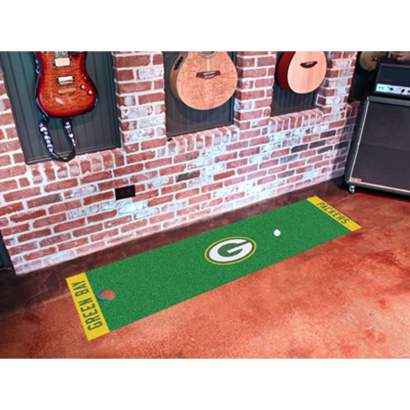 Fanmats Green Bay Packers Putting Green Mat