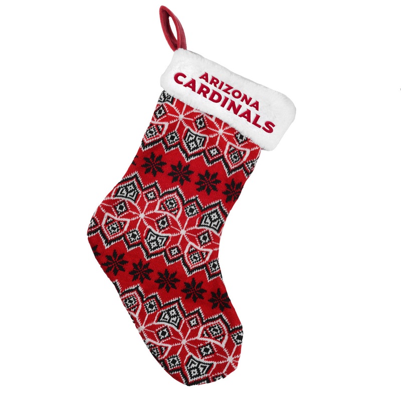 Forever Collectibles Arizona Cardinals 2015 Knit Holiday Stocking