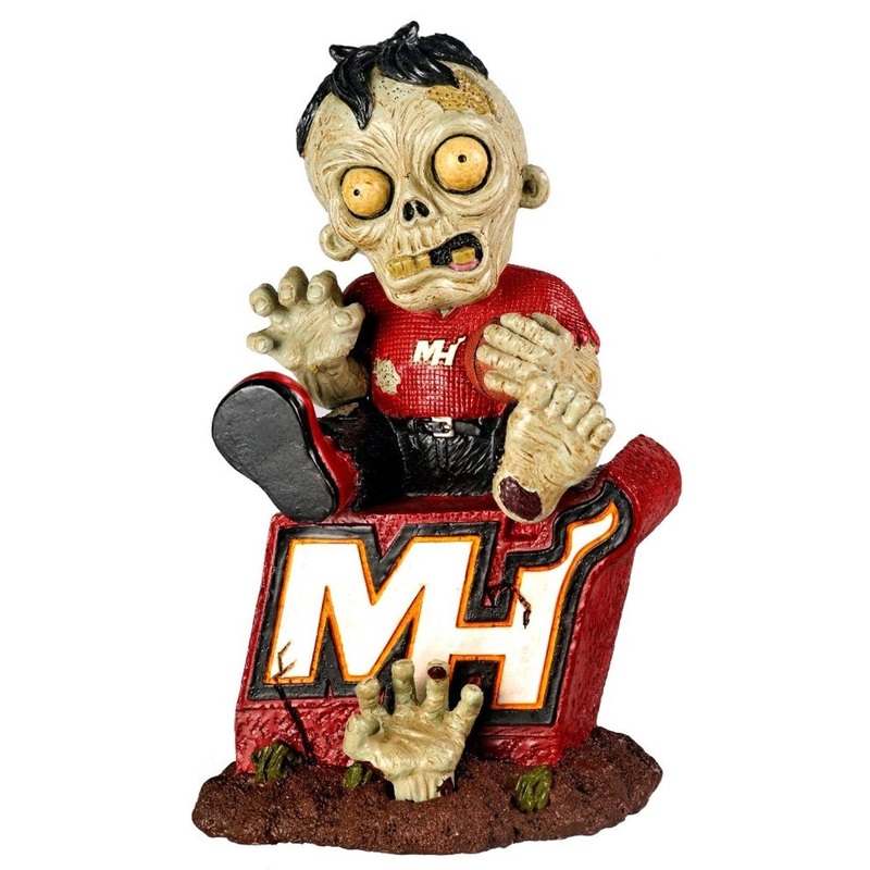 Forever Collectibles Miami Heat Zombie On Logo Figurine