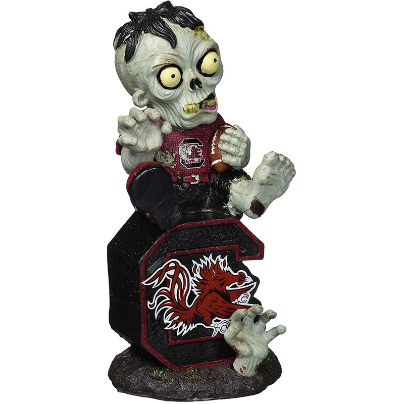 Forever Collectibles South Carolina Gamecocks Zombie On Logo w/Football Figurine