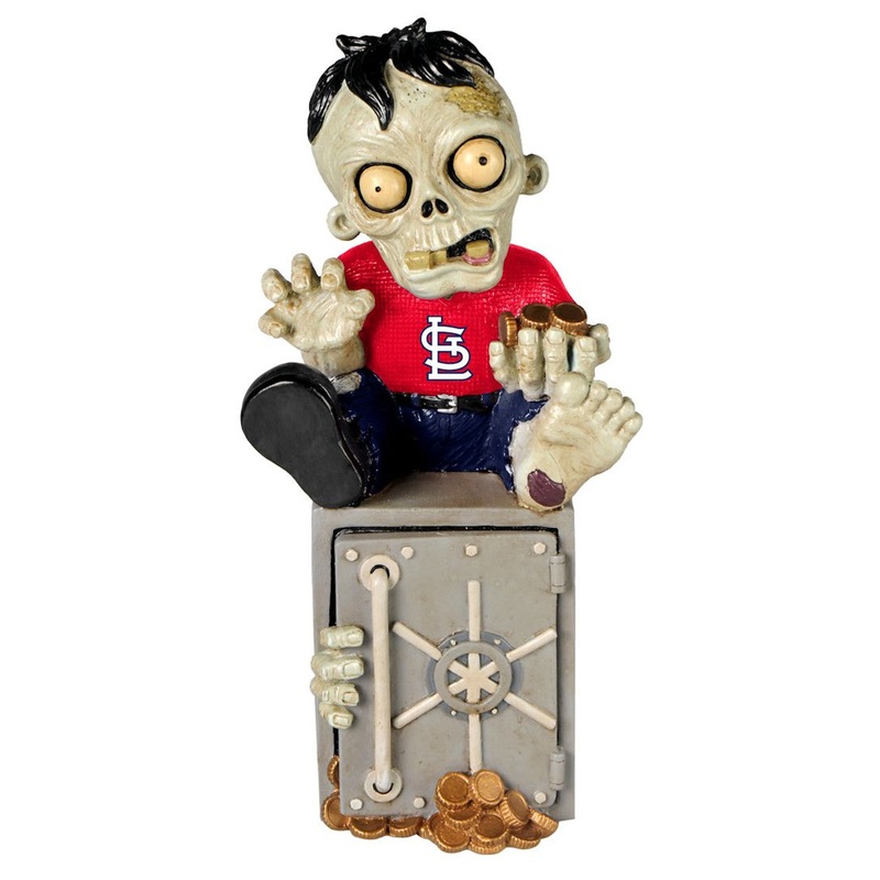 Forever Collectibles St. Louis Cardinals Zombie Bank Figurine