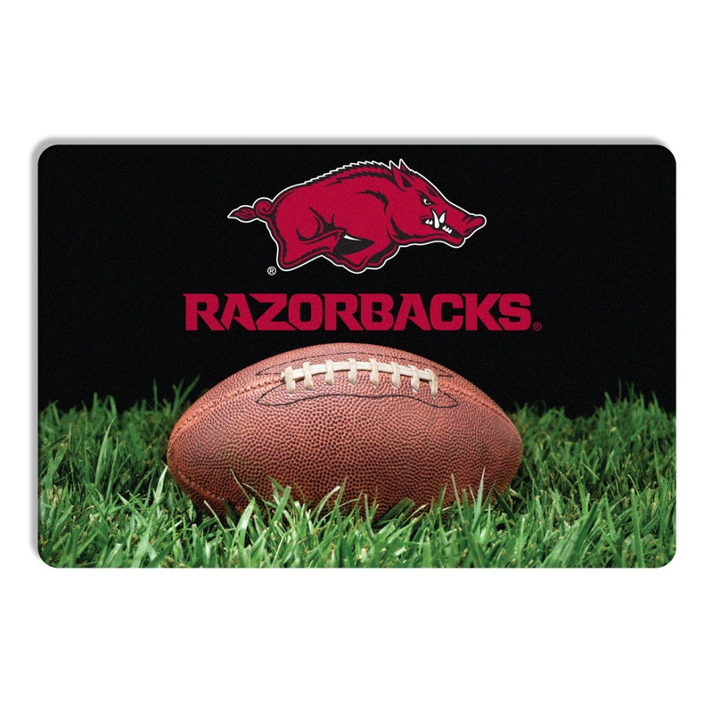 Gamewear Arkansas Razorbacks Classic Football Pet Bowl Mat Size Large