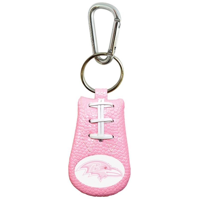 Gamewear Baltimore Ravens Pink Football Keychain