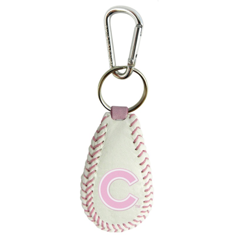 Gamewear Chicago Cubs Pink Baseball Keychain