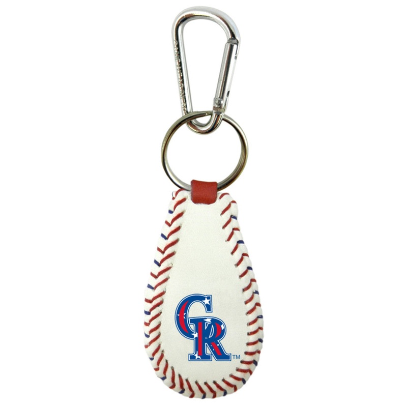 Gamewear Colorado Rockies Stars and Stripes Baseball Keychain