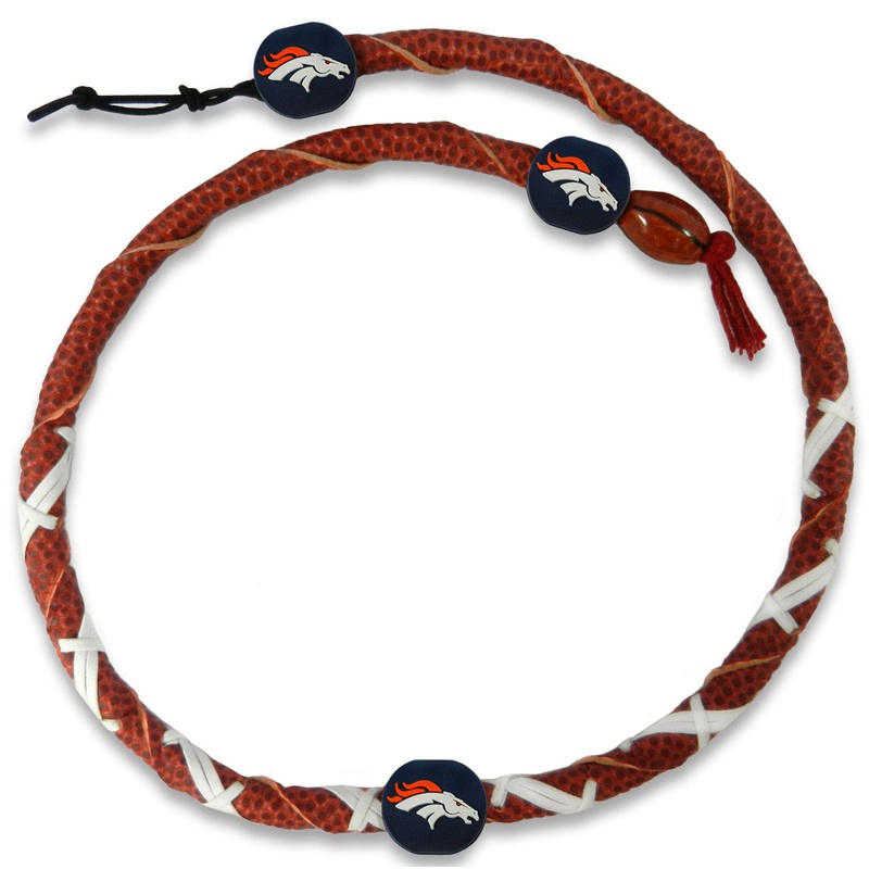 Gamewear Denver Broncos Spiral Football Necklace