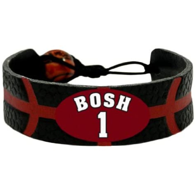 Gamewear Miami Heat Team Color Chris Bosh Basketball Bracelet
