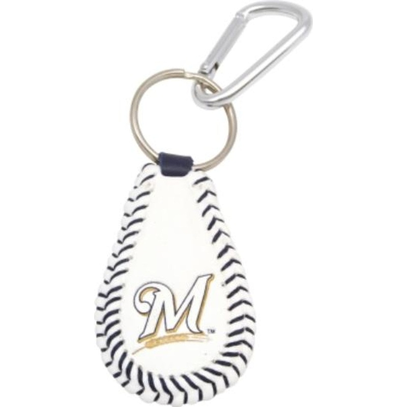 Gamewear Milwaukee Brewers Classic Baseball Keychain