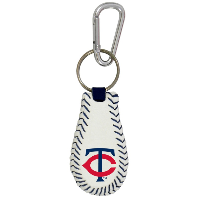 Gamewear Minnesota Twins Classic Baseball Joe Mauer Keychain