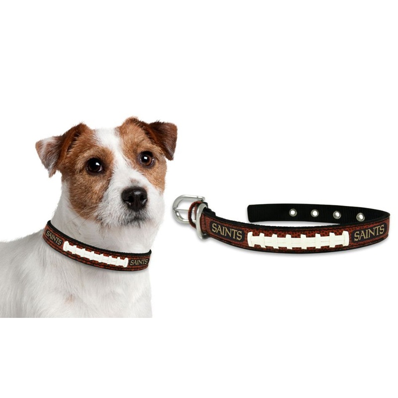 Gamewear New Orleans Saints Football Pet Collar Size Small
