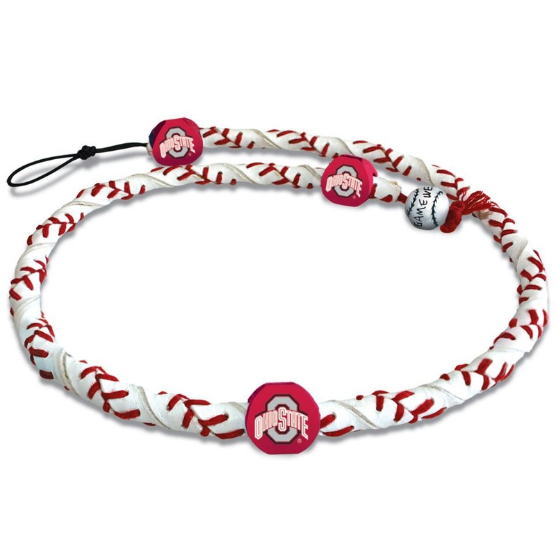 Gamewear Ohio State Buckeyes Frozen Rope Classic Baseball Necklace