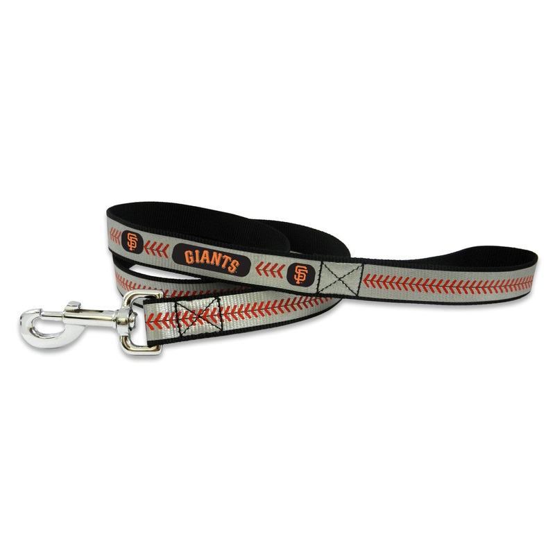 Gamewear San Francisco Giants Reflective Baseball Pet Leash Size Large