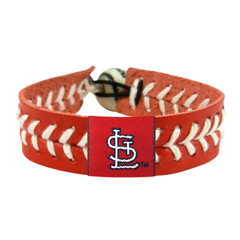 Gamewear St. Louis Cardinals Team Color Baseball Bracelet