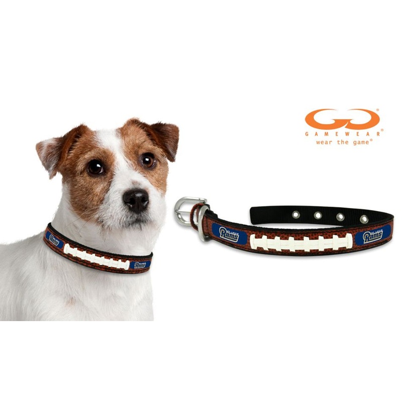 Gamewear St. Louis Rams Football Pet Collar Size Small