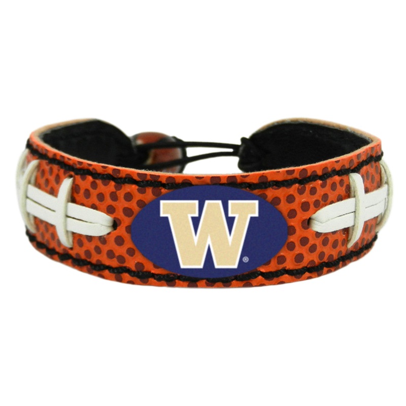 Gamewear Washington Huskies Classic Football Bracelet