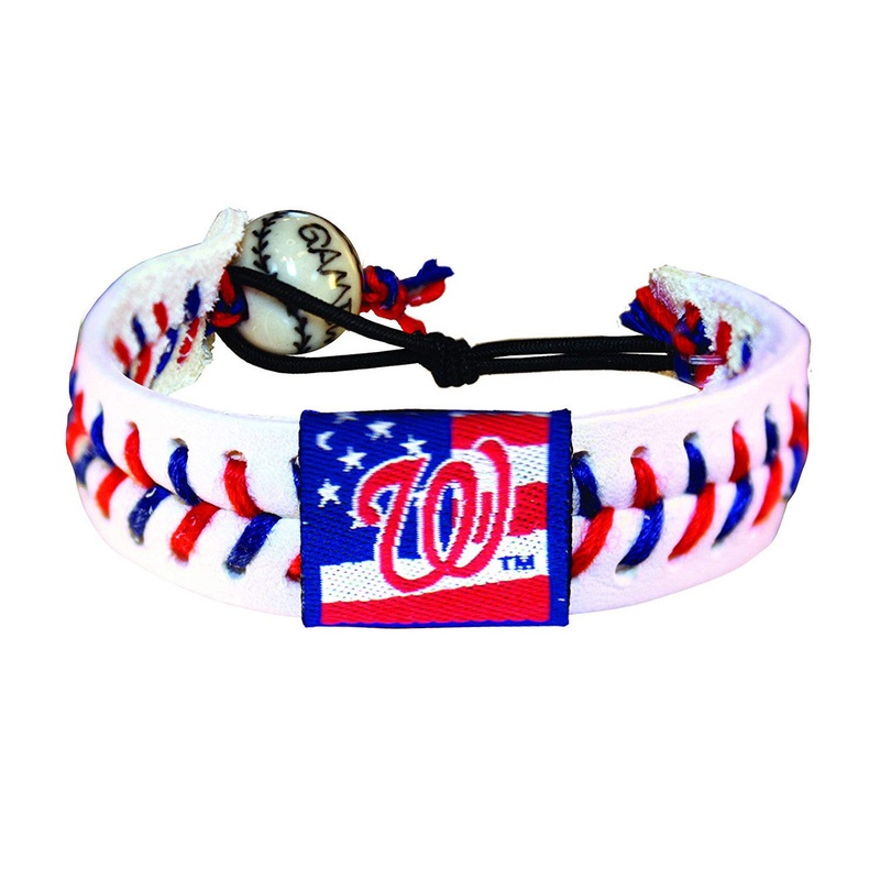 Gamewear Washington Nationals Classic Stars and Stripes Baseball Bracelet
