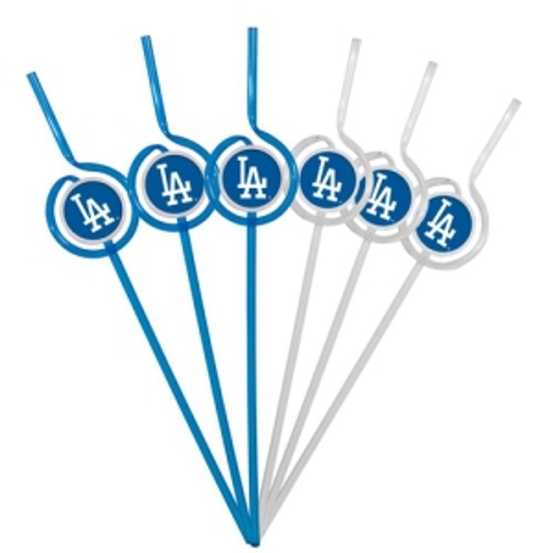 Pangea Brands Los Angeles Dodgers Team Sipper Straws