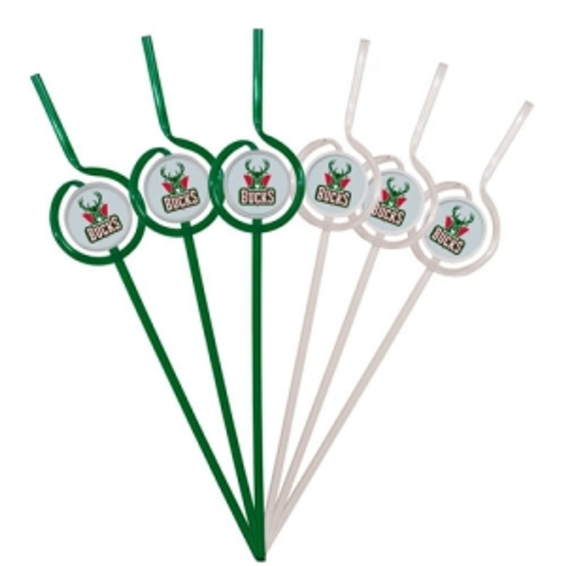 Pangea Brands Milwaukee Bucks Team Sipper Straws