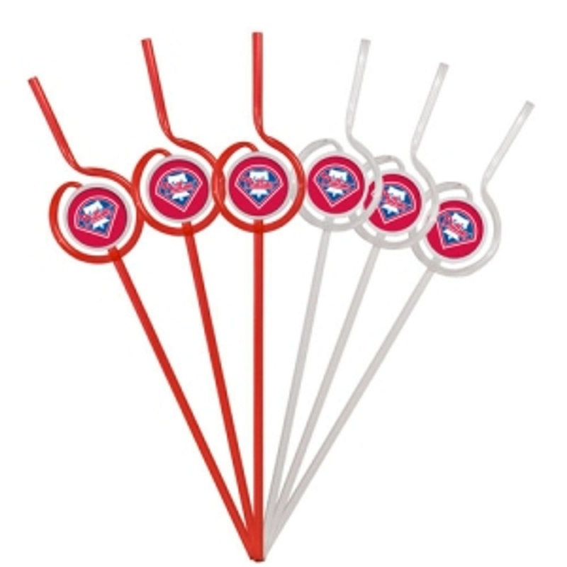 Pangea Brands Philadelphia Phillies Team Sipper Straws