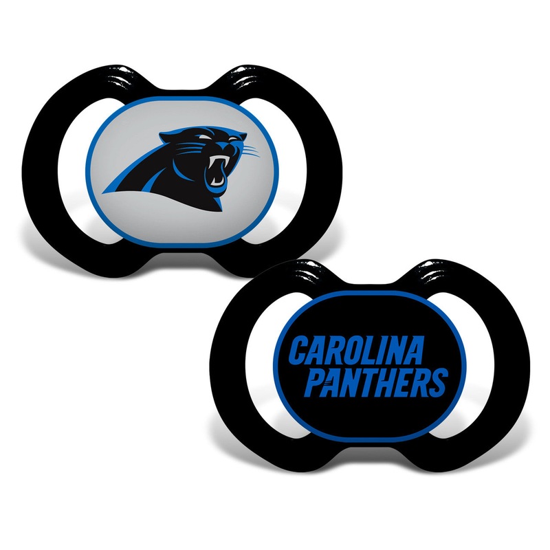 Baby Fanatic Carolina Panthers Pacifier 2 Pack