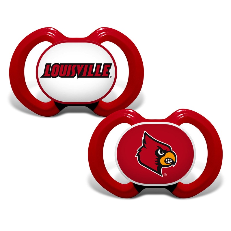 Baby Fanatic Louisville Cardinals Pacifier 2 Pack