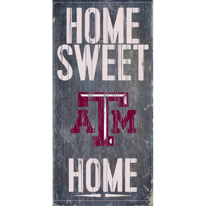 Fan Creations Texas A&M Aggies Home Sweet Home Wood Sign 6×12