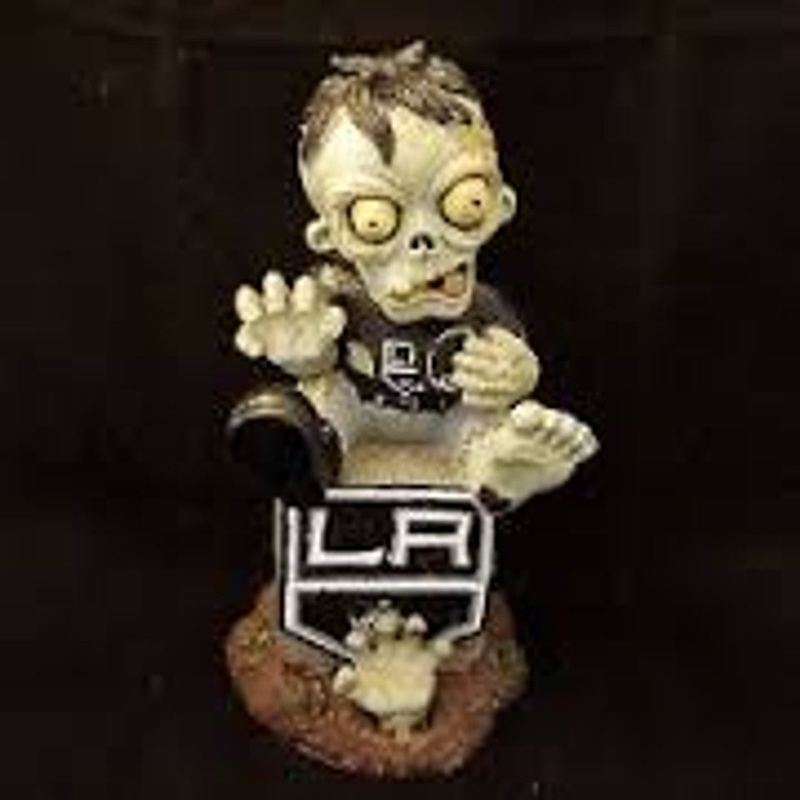 Forever Collectibles Los Angeles Kings Zombie On Logo Figurine