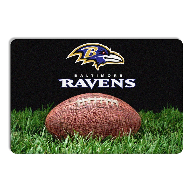 Gamewear Baltimore Ravens Classic NFL Football Pet Bowl Mat Size Large