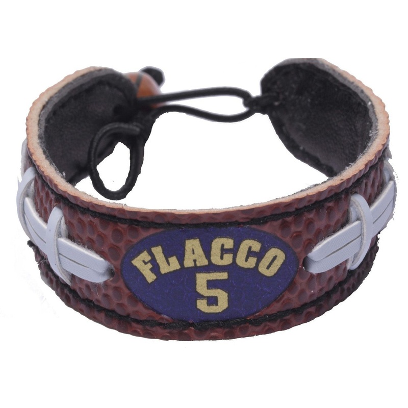 Gamewear Baltimore Ravens Joe Flacco Classic Football Bracelet