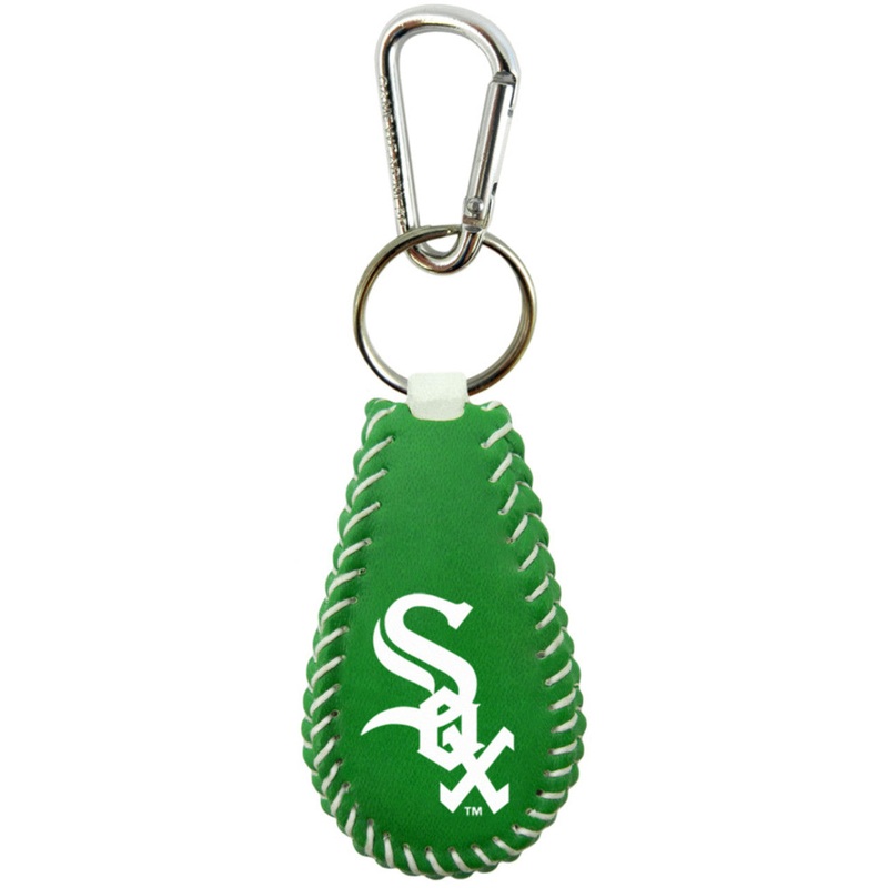 Gamewear Chicago White Sox Team Color St. Patrick’s Day Baseball Keychain