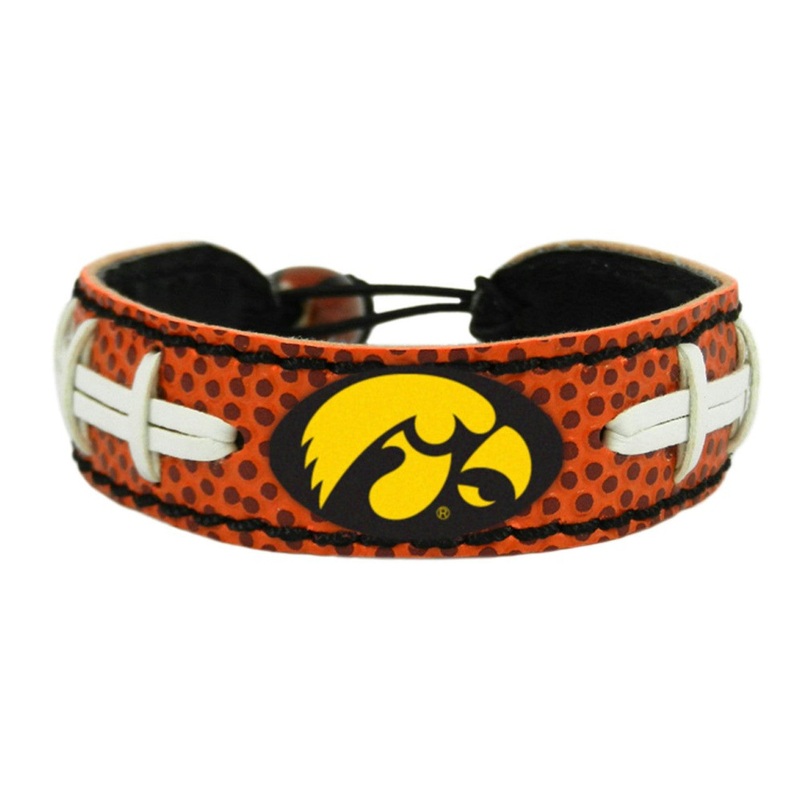 Gamewear Iowa Hawkeyes Classic Football Bracelet