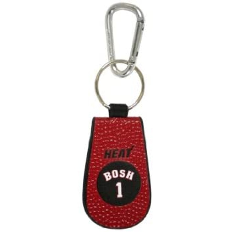 Gamewear Miami Heat Team Color Chris Bosh Basketball Keychain