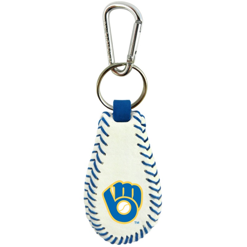 Gamewear Milwaukee Brewers Retro Baseball Keychain