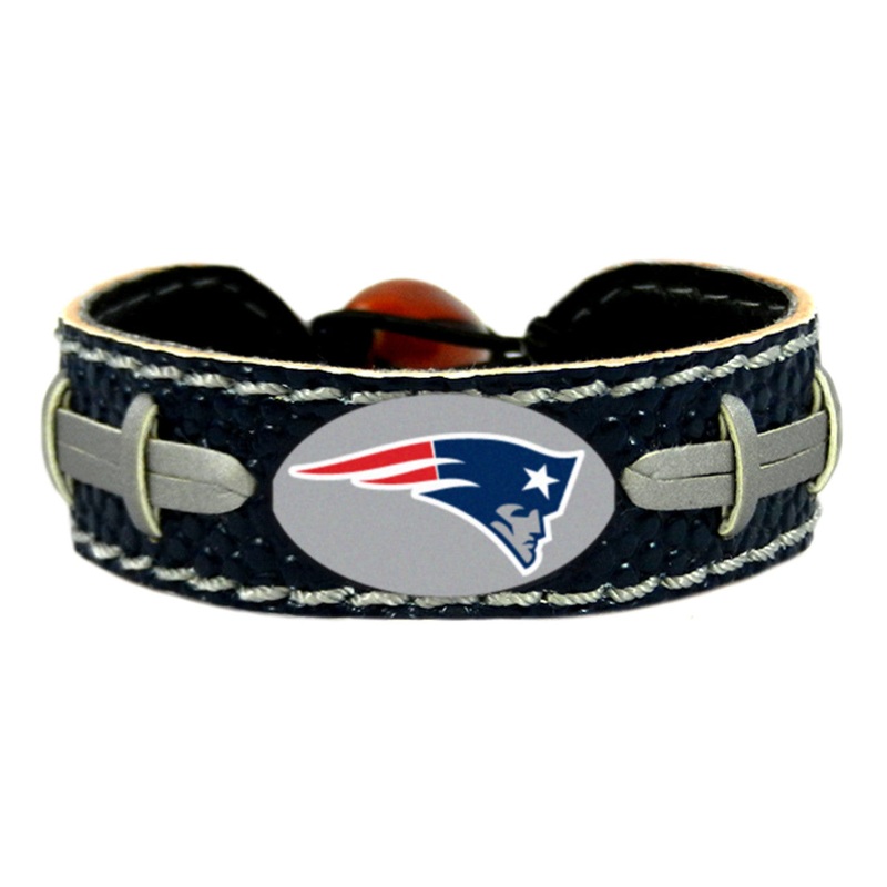 Gamewear New England Patriots Team Color Football Bracelet