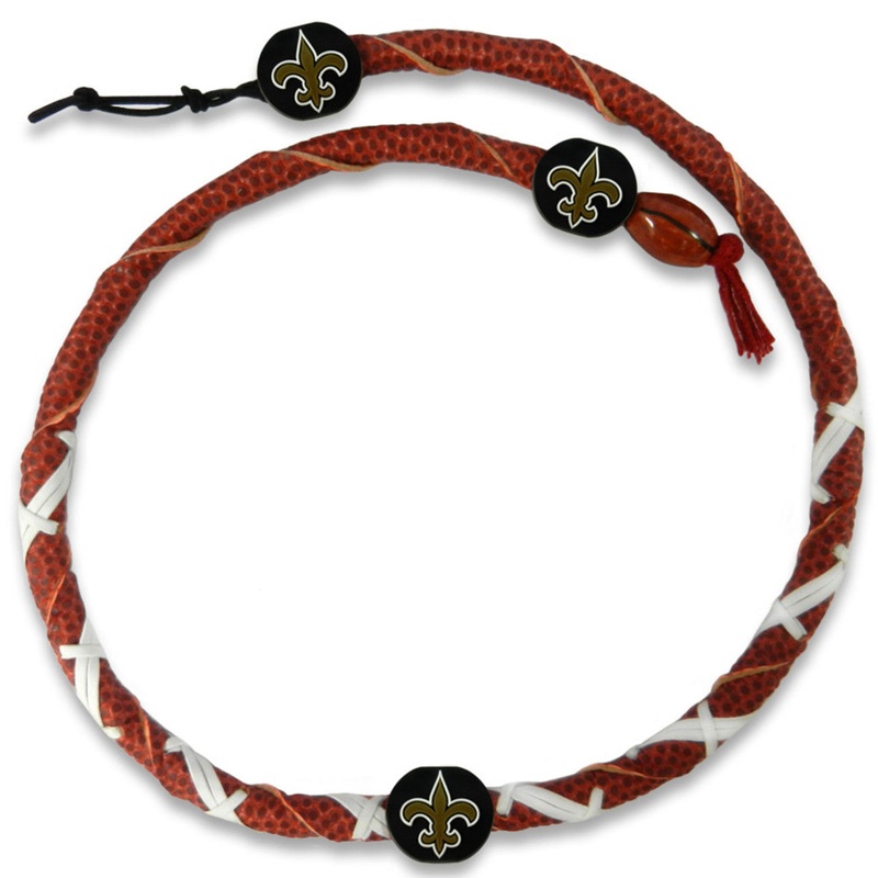Gamewear New Orleans Saints Spiral Football Necklace