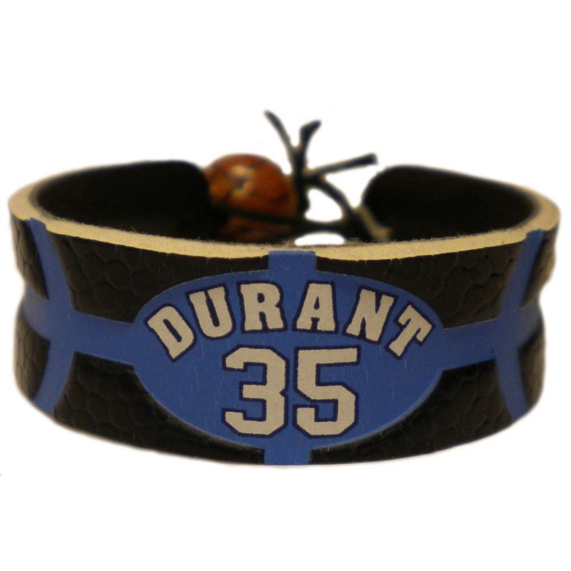 Gamewear Oklahoma City Thunder Team Color Kevin Durant Basketball Bracelet
