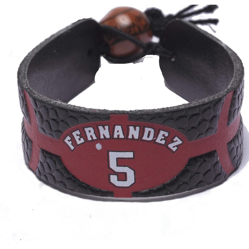 Gamewear Portland Trail Blazers Rudy Fernandez Team Color Basketball Bracelet