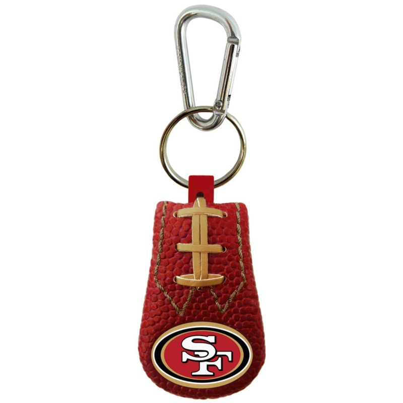 Gamewear San Francisco 49ers Team Color Football Keychain