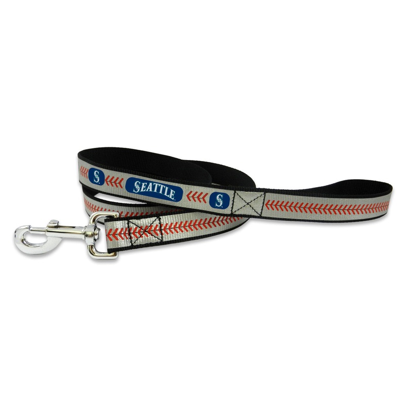 Gamewear Seattle Mariners Reflective Baseball Pet Leash Size Small