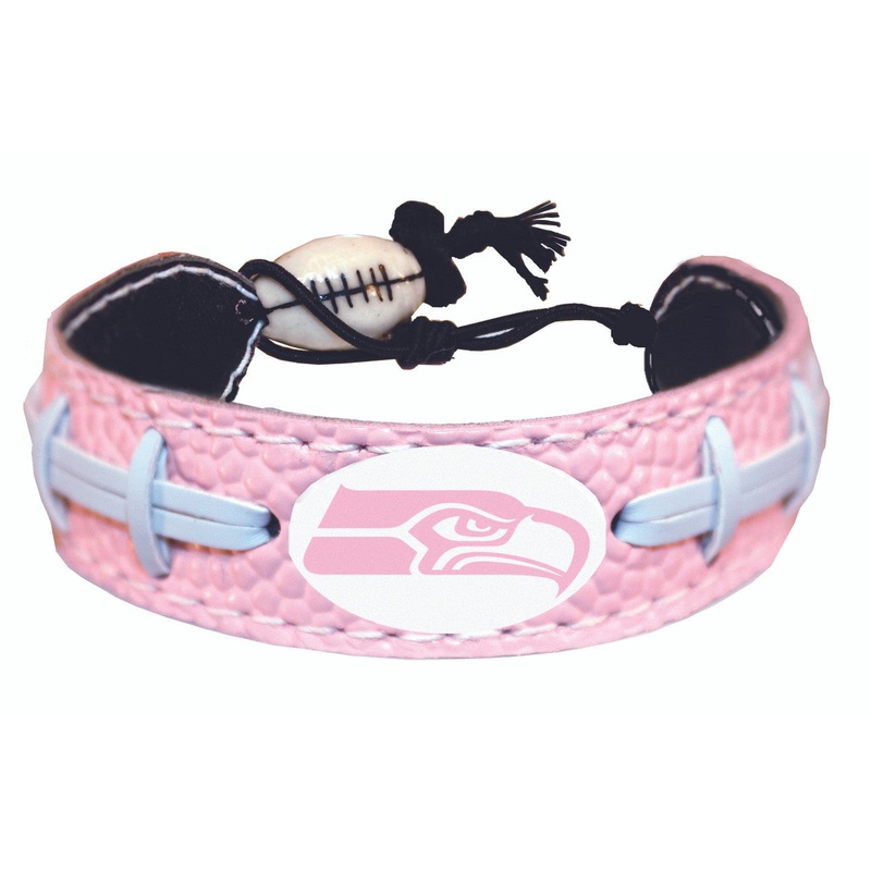 Gamewear Seattle Seahawks Pink Football Bracelet