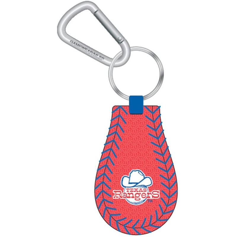 Gamewear Texas Rangers Team Color Retro 1981 Cowboy Hat Logo Baseball Keychain