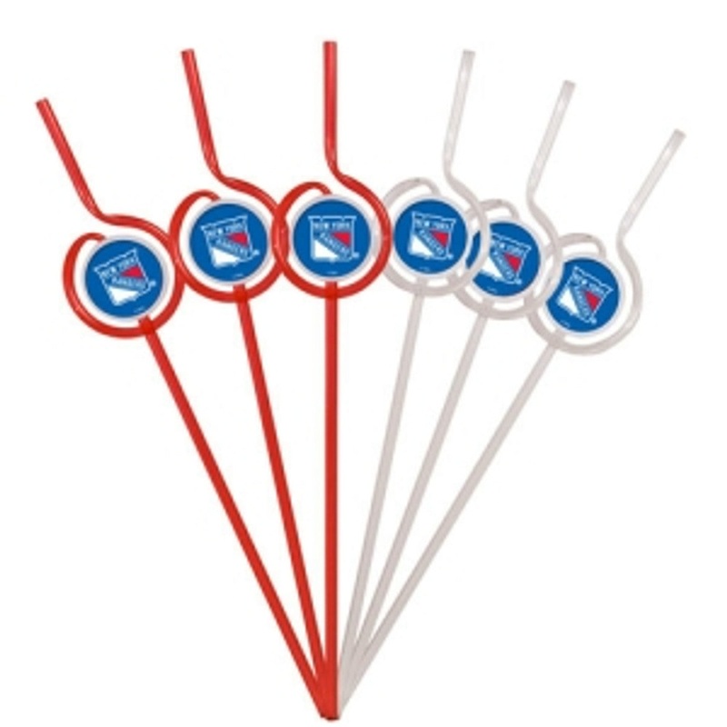 Pangea Brands New York Rangers Team Sipper Straws