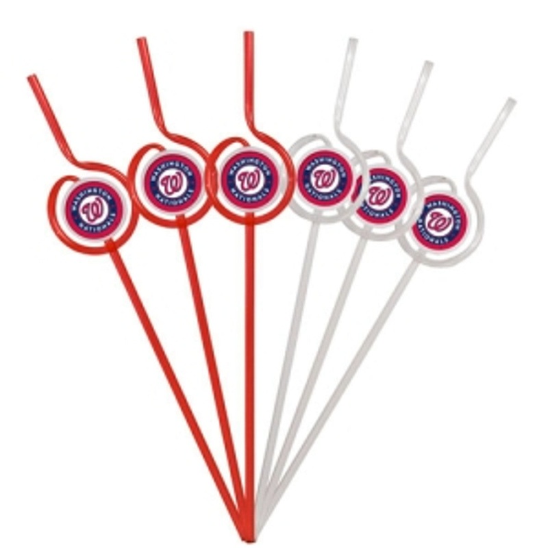 Pangea Brands Washington Nationals Team Sipper Straws